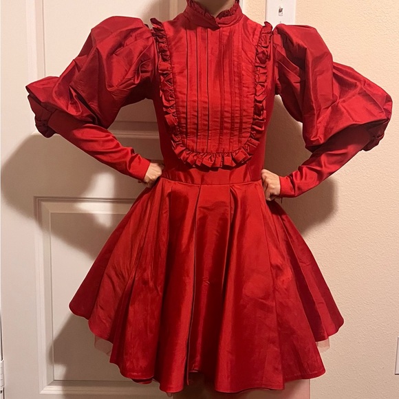 Kojak Elegant Red  Dress - Picture 1 of 10